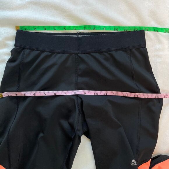 Med Adidas Techfit Climalite Medium Compression Running/Athletic Leggings/Capris - Picture 5 of 11